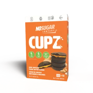 No Sugar Keto Cup Dark Chocolate Peanut Butter Flavor - 10 Pack