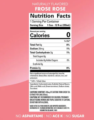 Joyburst Energy Drink Frose Rose - 12 pack (3 x 4ct) - Image 3