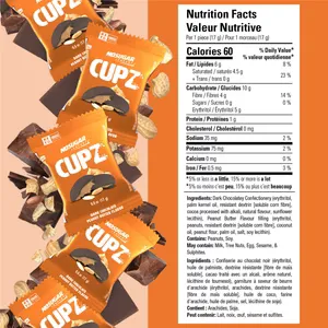 No Sugar Keto Cup Dark Chocolate Peanut Butter Flavor - 10 Pack - Image 4
