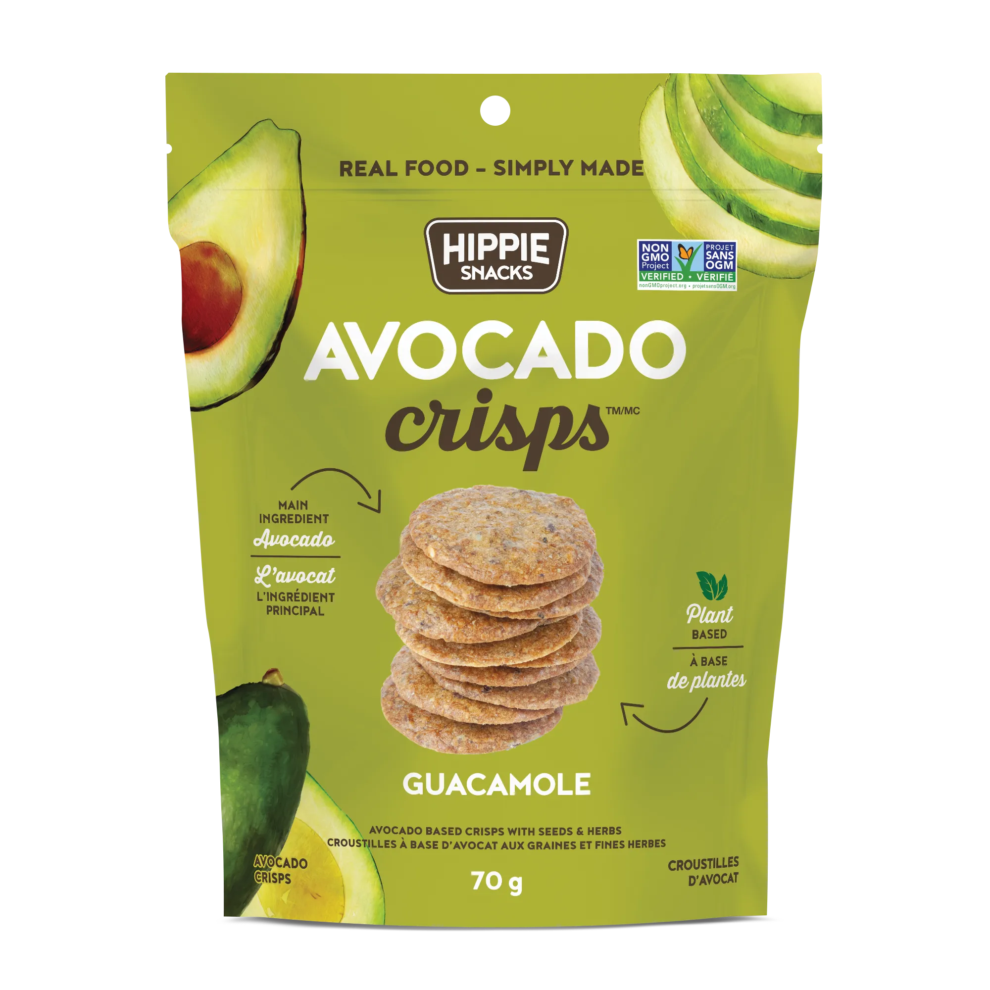Avocado Crisps– Guacamole