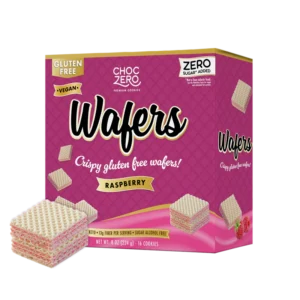 Raspberry Wafer Cookies